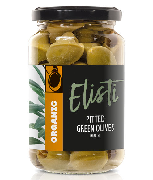 ORG GREEN PITTED OLIVES 495x580